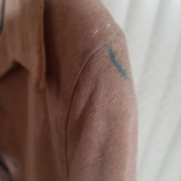 Dusty Rose Suede Jacket - Picture 6 of 10